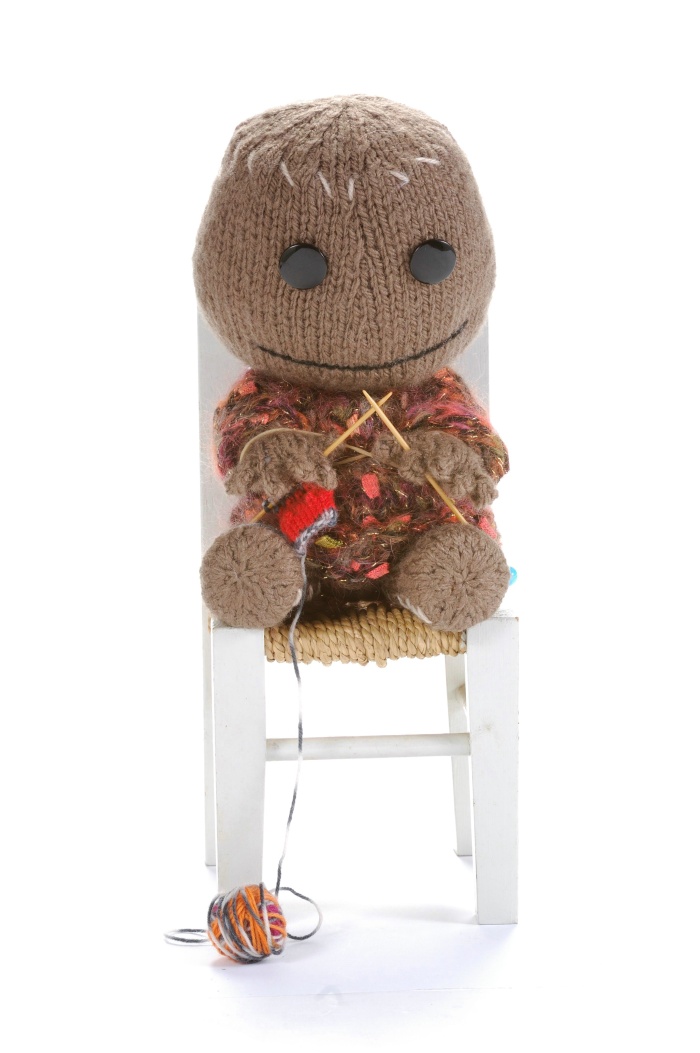 A pic of Simply Knitting's take on Sackboy