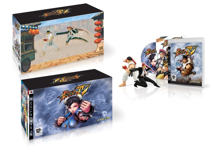 The SF4 PlayStation 3 Collector's edition box.